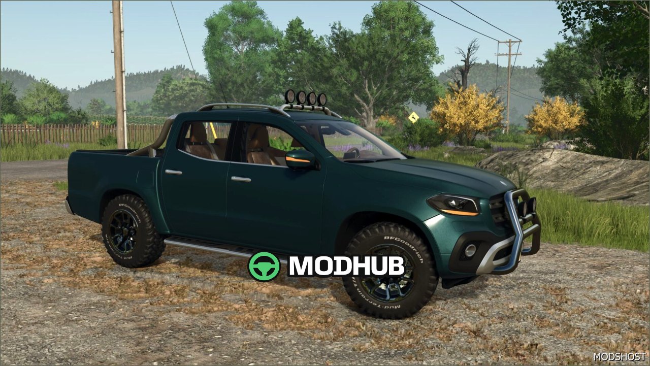 Автомобіль Mercedes X Class для Farming Simulator 25