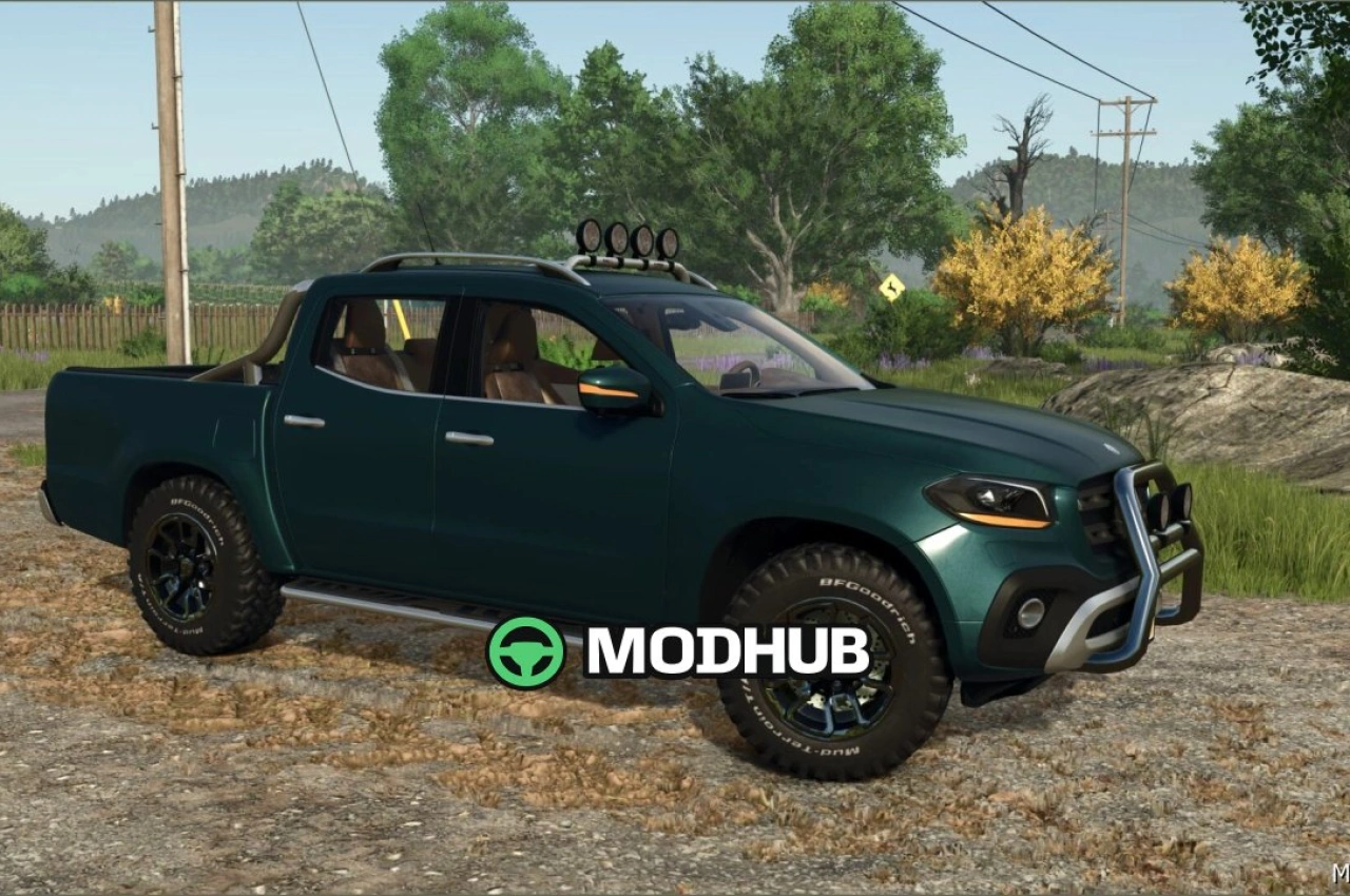 Samochód Mercedes X Class do Farming Simulator 25