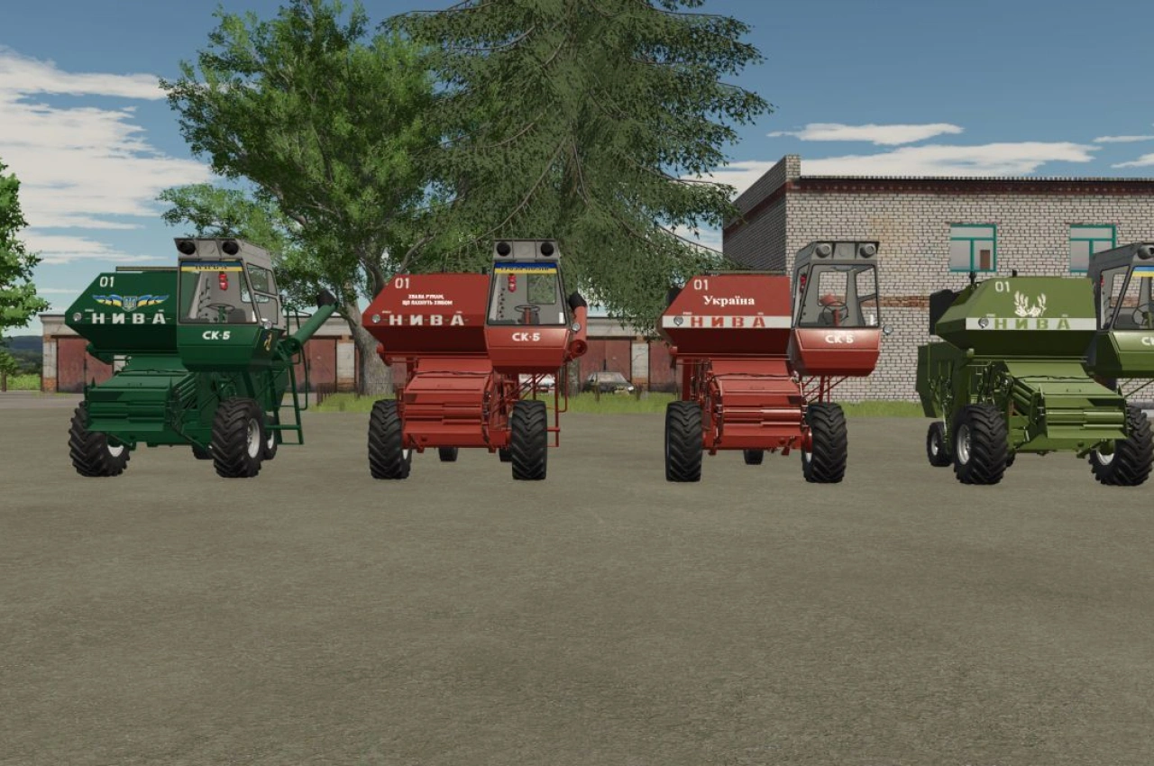 Mähdrescher Niva SK5 für Farming Simulator 25