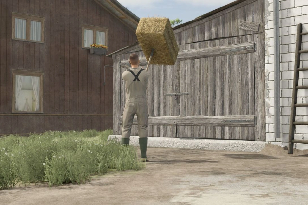 Вила для тюків для Farming Simulator 25