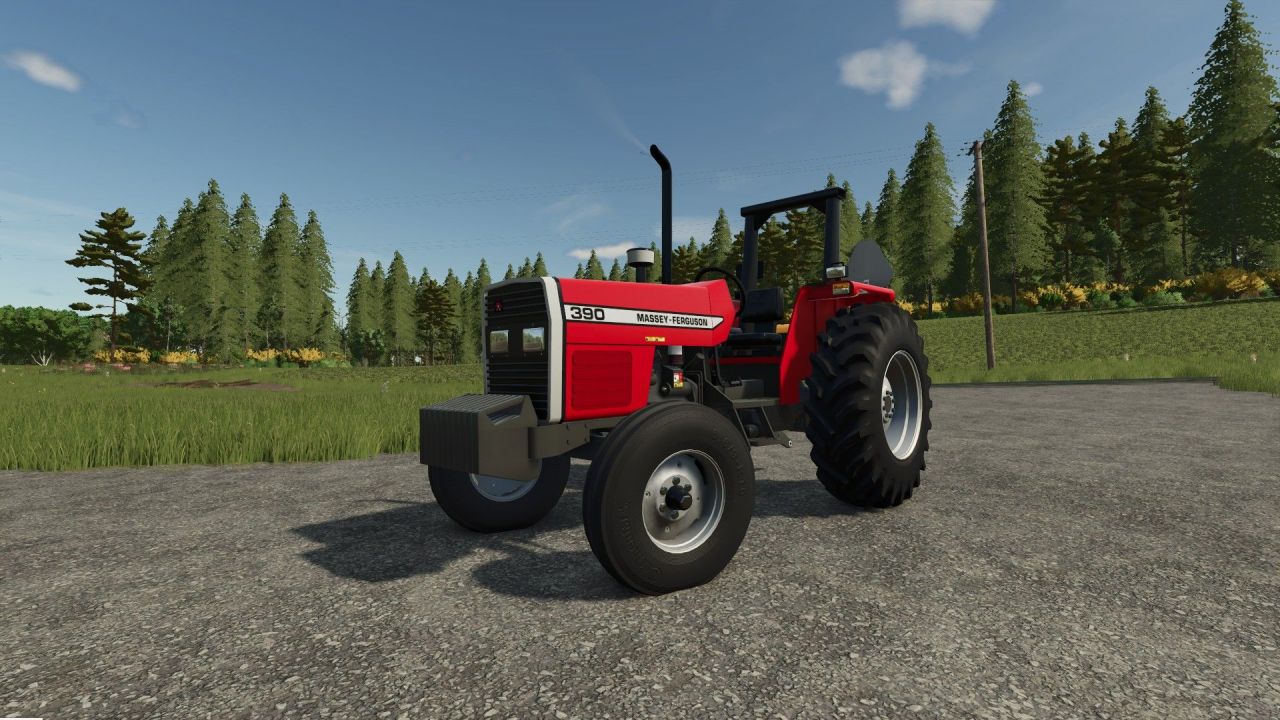 Legendäre Traktoren Massey Ferguson 300 Series Nordamerika für FS25 — Realistischer Sound und Frontlader