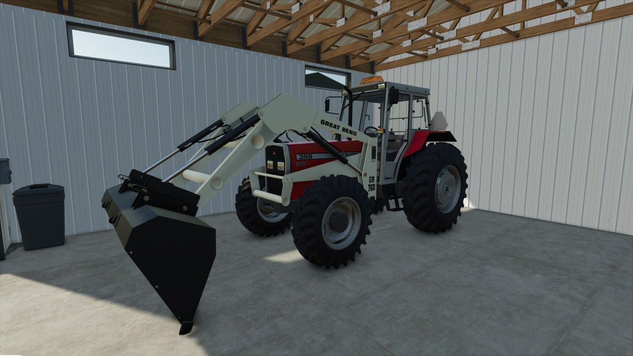 Legendäre Traktoren Massey Ferguson 300 Series Nordamerika für FS25 — Realistischer Sound und Frontlader