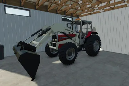 Легендарні Трактори Massey Ferguson 300 Series North America для FS25 — Реалістичний Звук і Фронтальні Навантажувачі