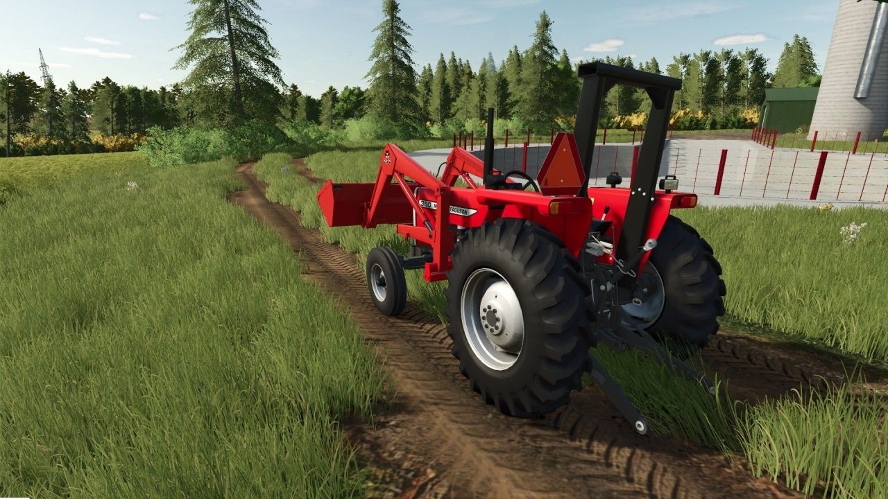 Legendäre Traktoren Massey Ferguson 300 Series Nordamerika für FS25 — Realistischer Sound und Frontlader