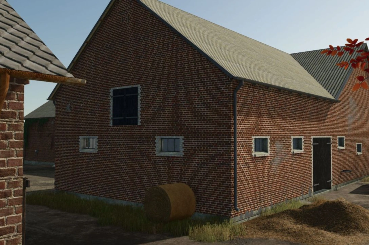 Ziegel-Scheune für Farming Simulator 25
