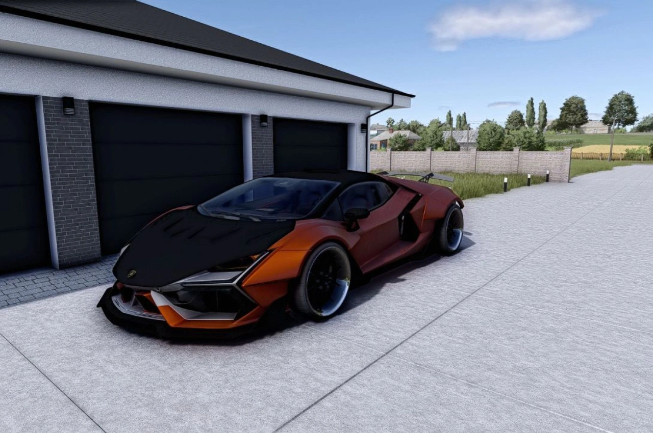 Auto Lamborghini Revuelto für Farming Simulator 25