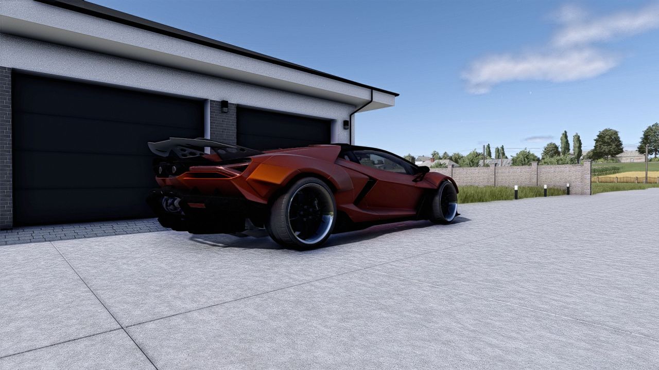 Автомобіль Lamborghini Revuelto для Farming Simulator 25