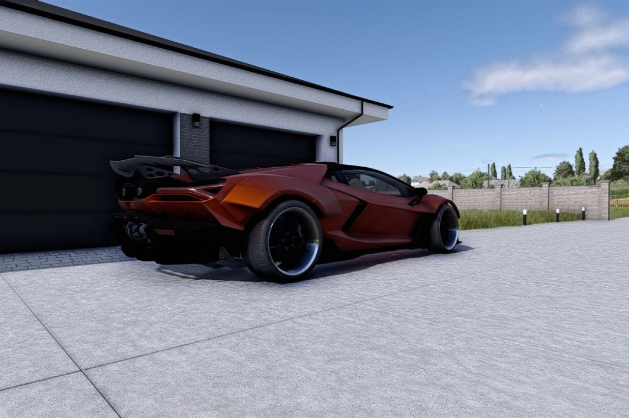 Auto Lamborghini Revuelto für Farming Simulator 25