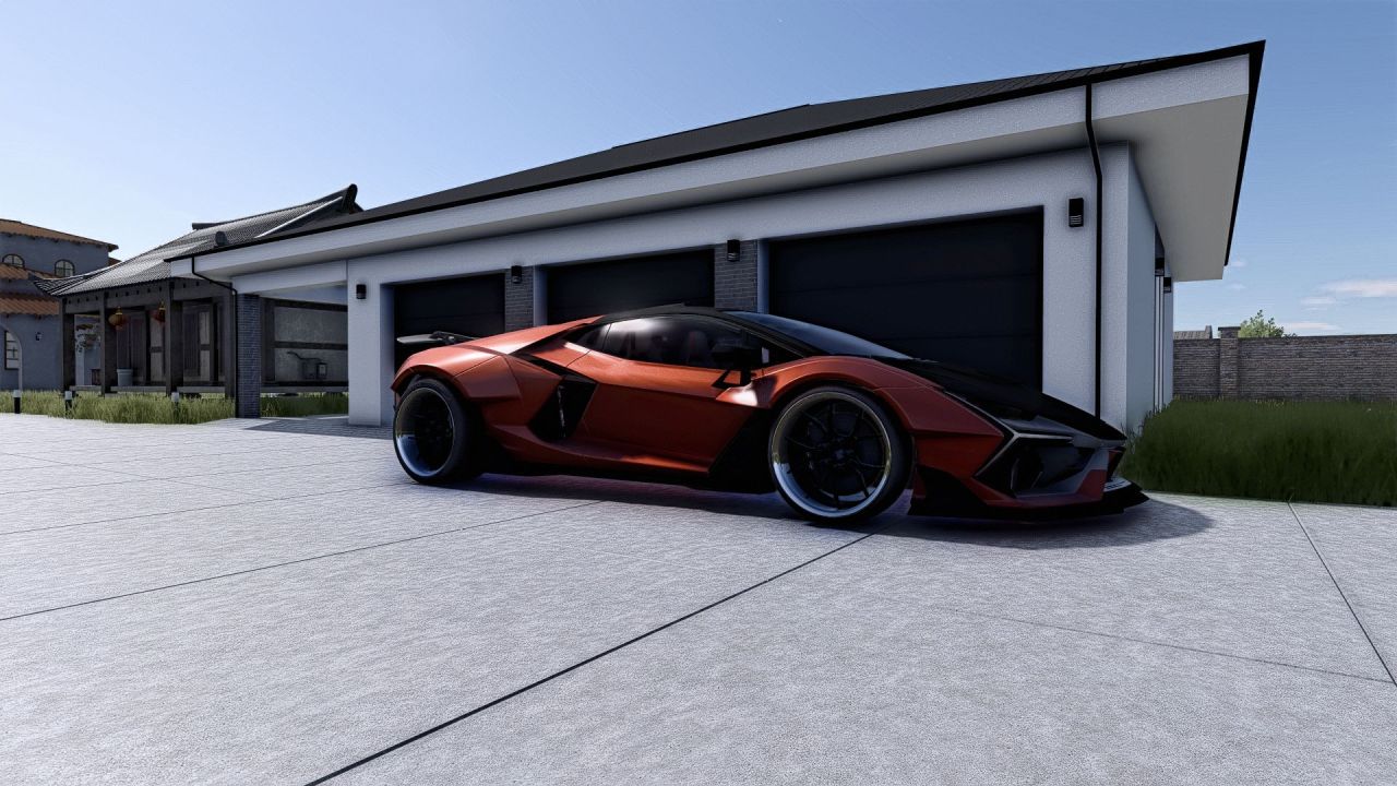 Автомобіль Lamborghini Revuelto для Farming Simulator 25