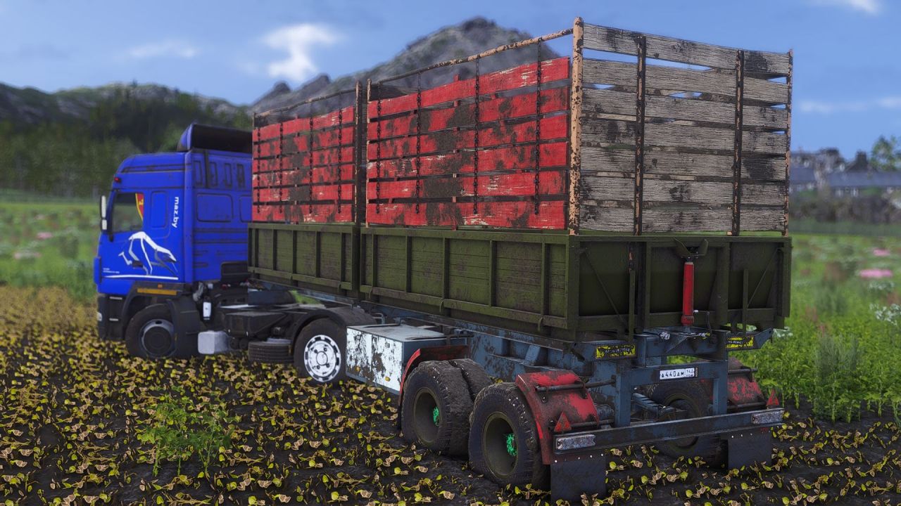 Напівпричіп MMZ для Farming Simulator 25