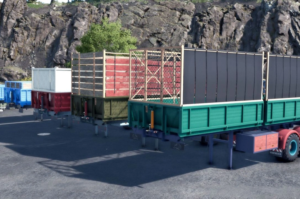 Напівпричіп MMZ для Farming Simulator 25