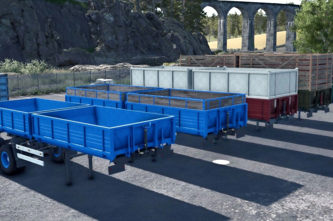 Напівпричіп MMZ для Farming Simulator 25