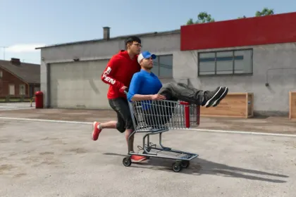 Зручний Візок Shopping Cart для Farming Simulator 25 — Швидке Перевезення Дрібниць на Фермі