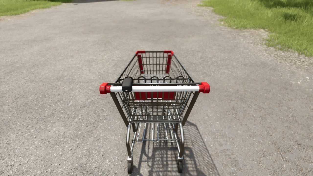 Зручний Візок Shopping Cart для Farming Simulator 25 — Швидке Перевезення Дрібниць на Фермі