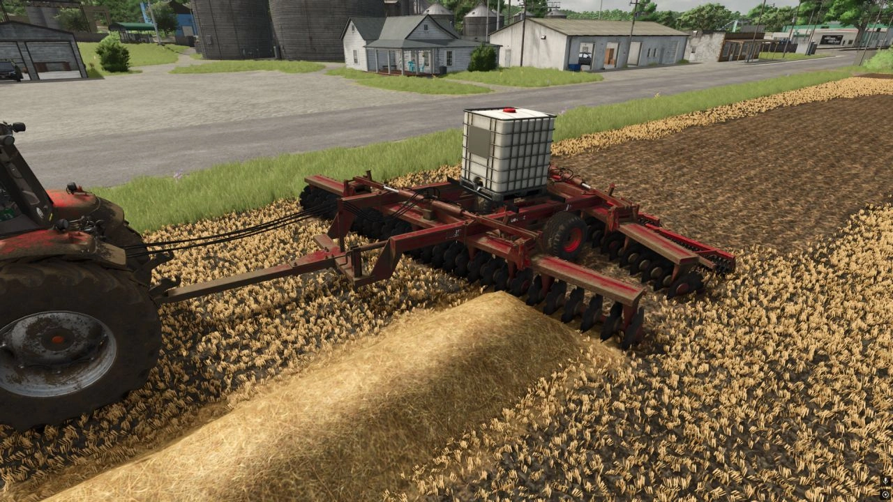 Tractor Kuhn 770 with IBC Fertilizer Tank for Farming Simulator 25