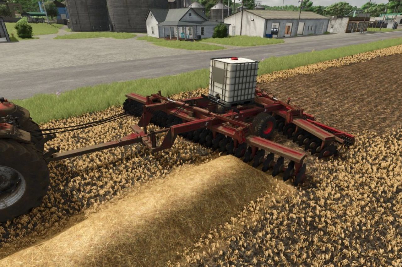 Tractor Kuhn 770 with IBC Fertilizer Tank for Farming Simulator 25