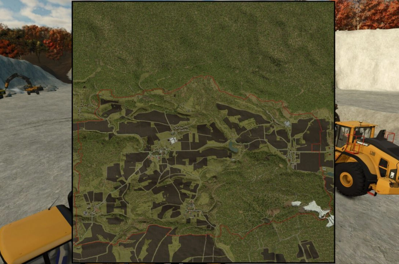 Карта Südharz для Farming Simulator 25