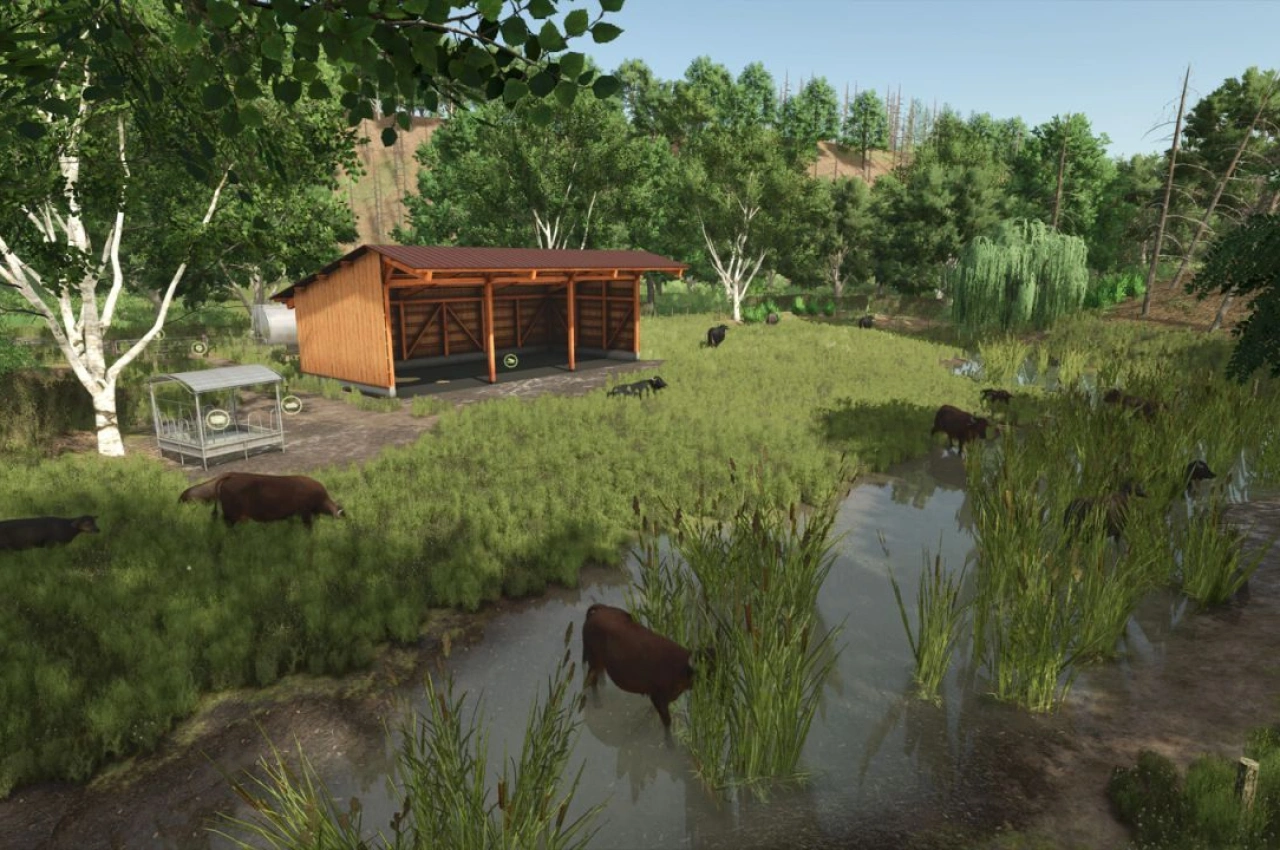 Карта Südharz для Farming Simulator 25