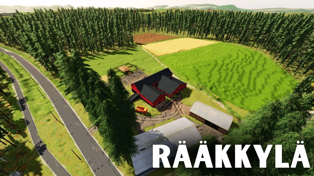 Karte Rääkkylä für Farming Simulator 25