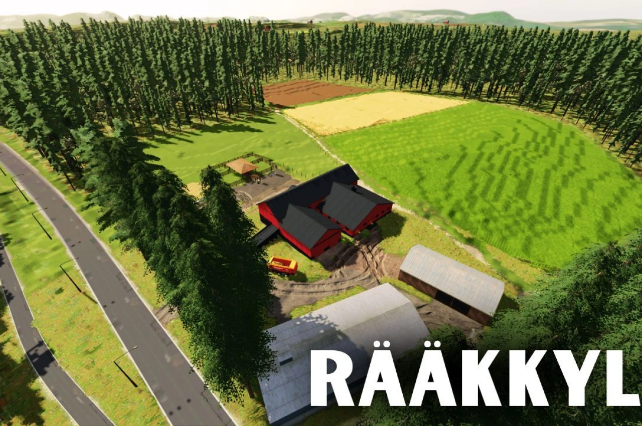 Karte Rääkkylä für Farming Simulator 25