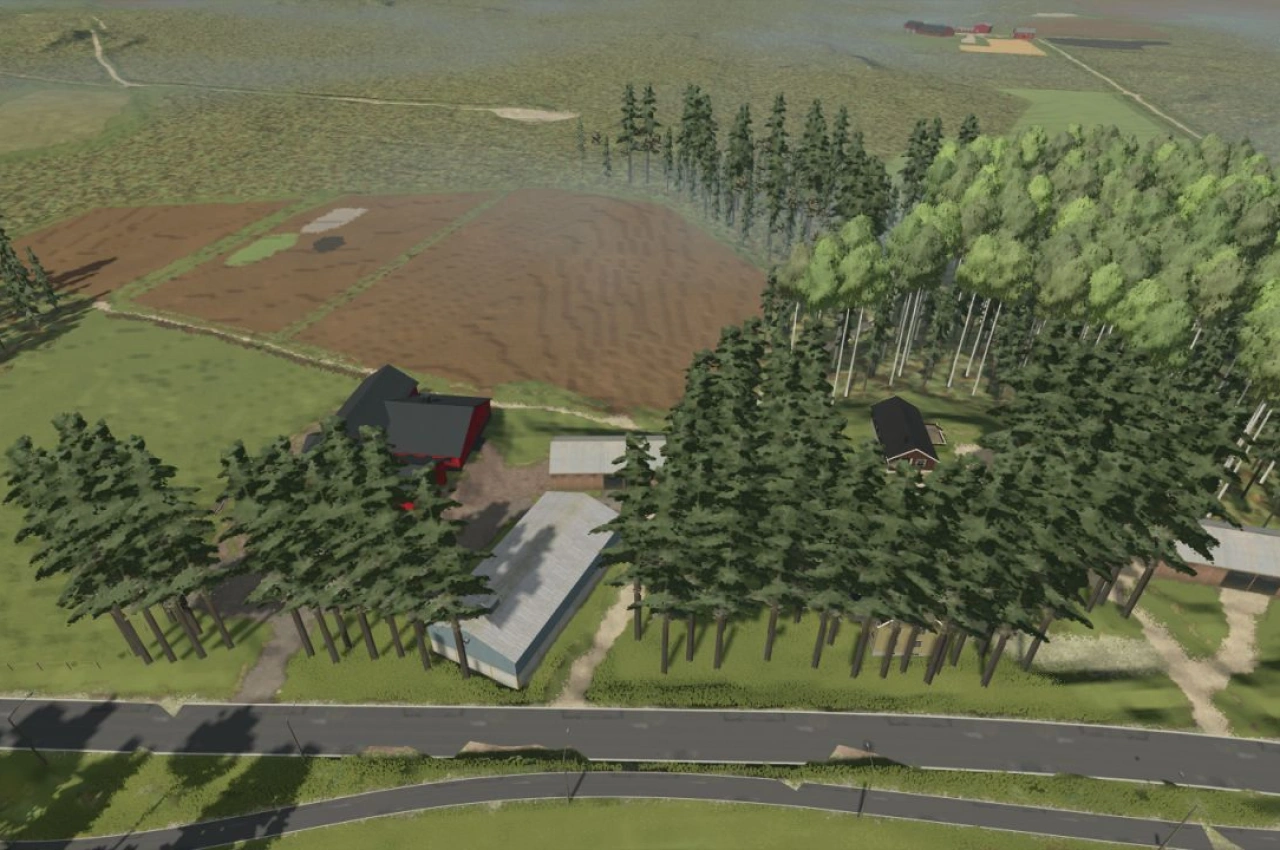 Karte Rääkkylä für Farming Simulator 25