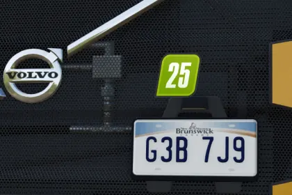 Kennzeichen New Brunswick für Farming Simulator 25