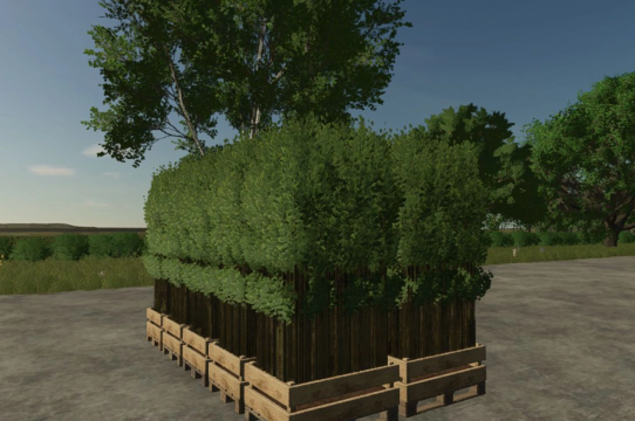 Пallet з саджанцями дерев для Farming Simulator 25