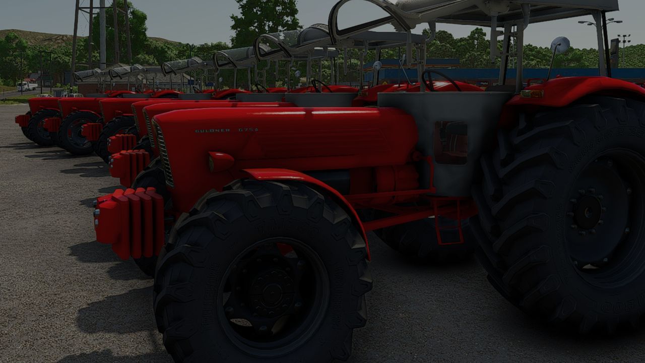 Трактор Güldner G75 для Farming Simulator 25