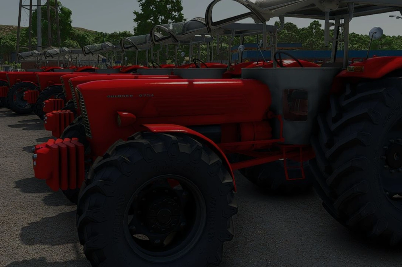 Трактор Güldner G75 для Farming Simulator 25