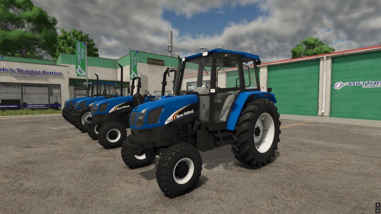 Трактор New Holland TL 80-100 A для Farming Simulator 25