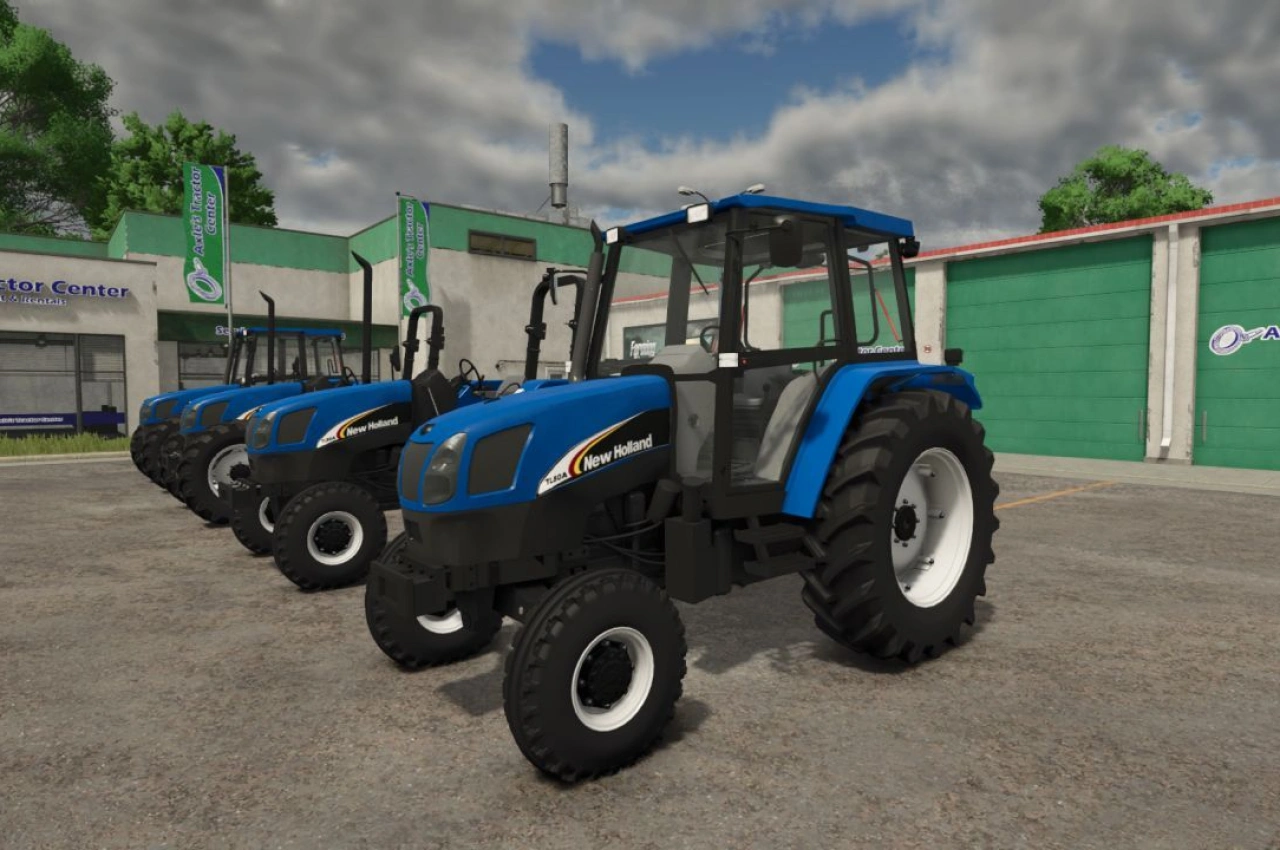 Трактор New Holland TL 80-100 A для Farming Simulator 25