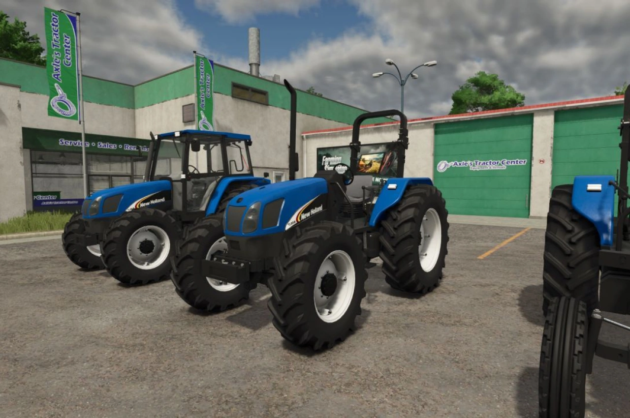 Трактор New Holland TL 80-100 A для Farming Simulator 25
