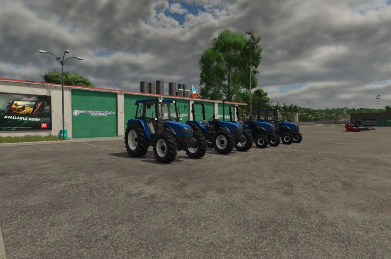 Трактор New Holland TL 80-100 A для Farming Simulator 25
