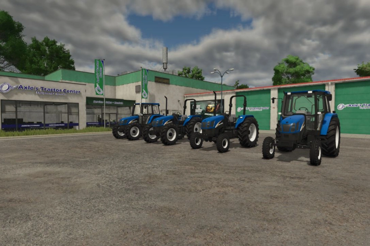 Трактор New Holland TL 80-100 A для Farming Simulator 25