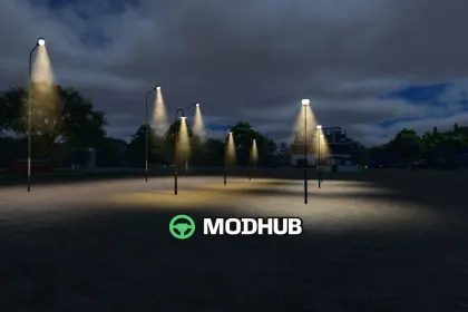 Neuer Mod Streetlights With Fog — Atmosphärische Straßenlaternen mit Nebel für FS25