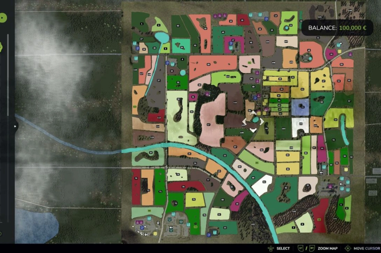 Карта Lietuva для Farming Simulator 25