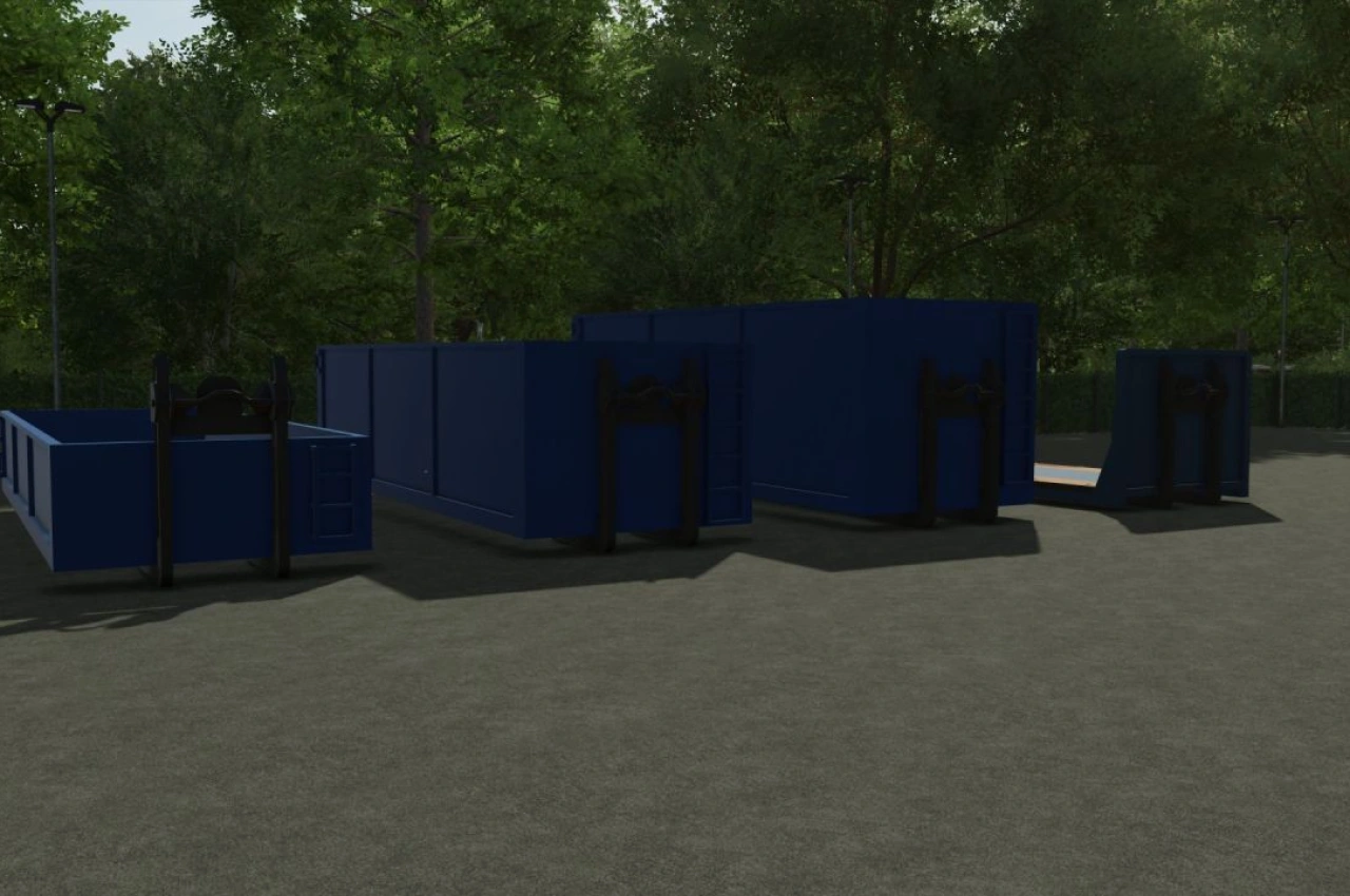 Контейнерний пак HKL для Farming Simulator 25