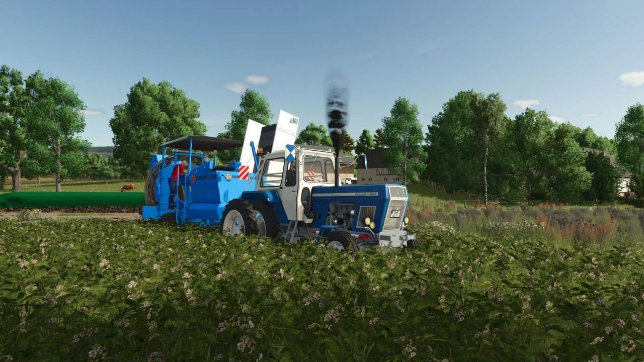 Комбайн Fortschritt E689 для Farming Simulator 25