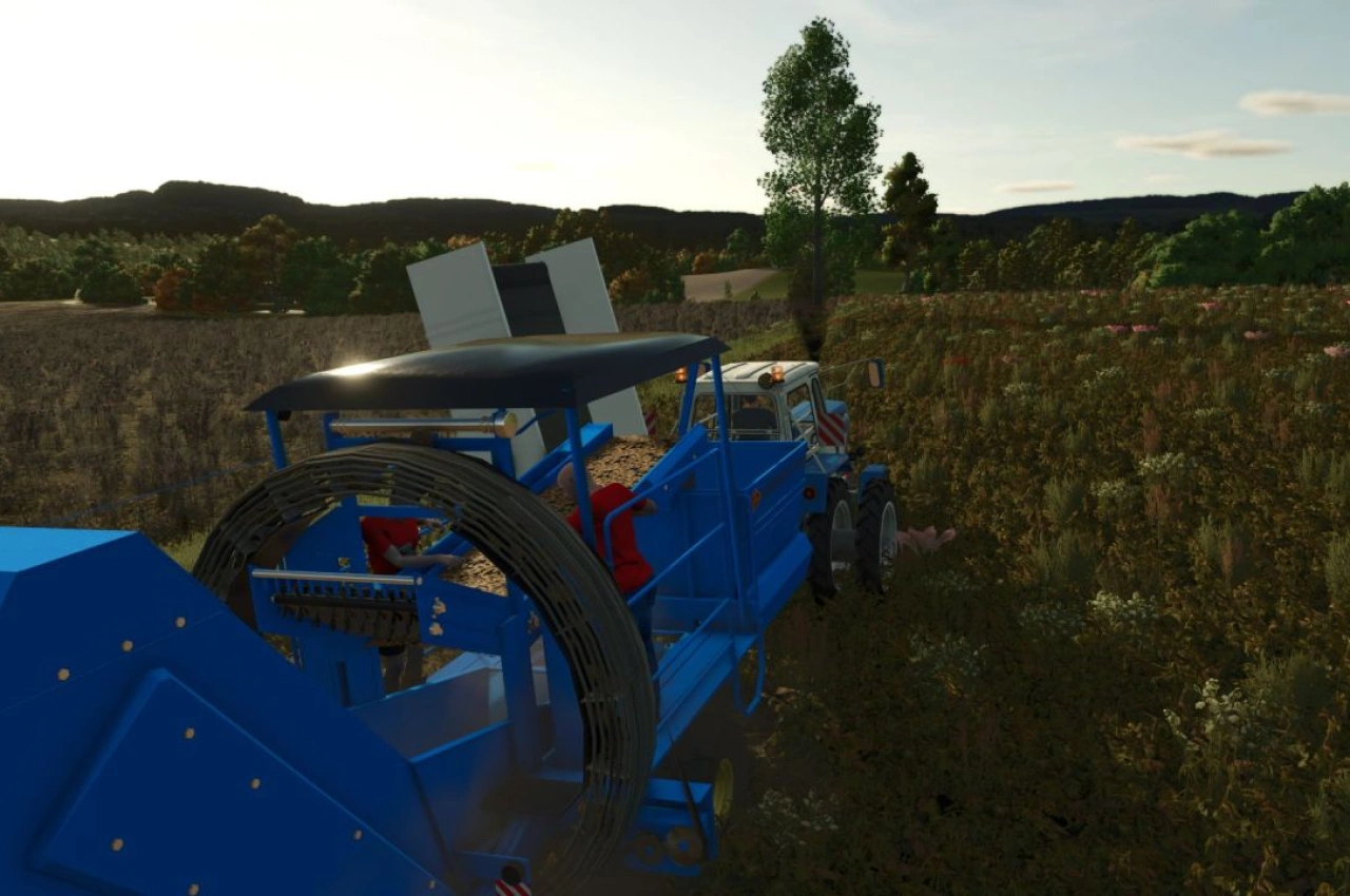 Комбайн Fortschritt E689 для Farming Simulator 25