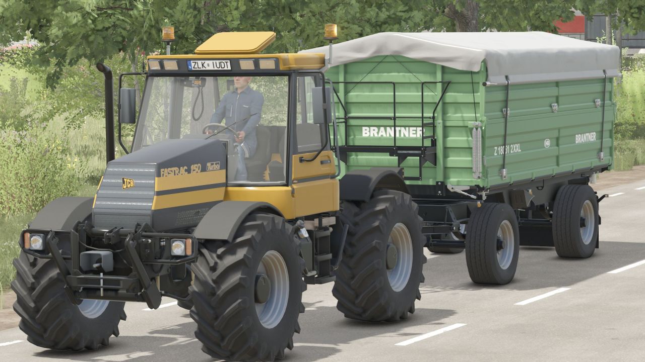 Трактор JCB Fastrac 150 для Farming Simulator 25