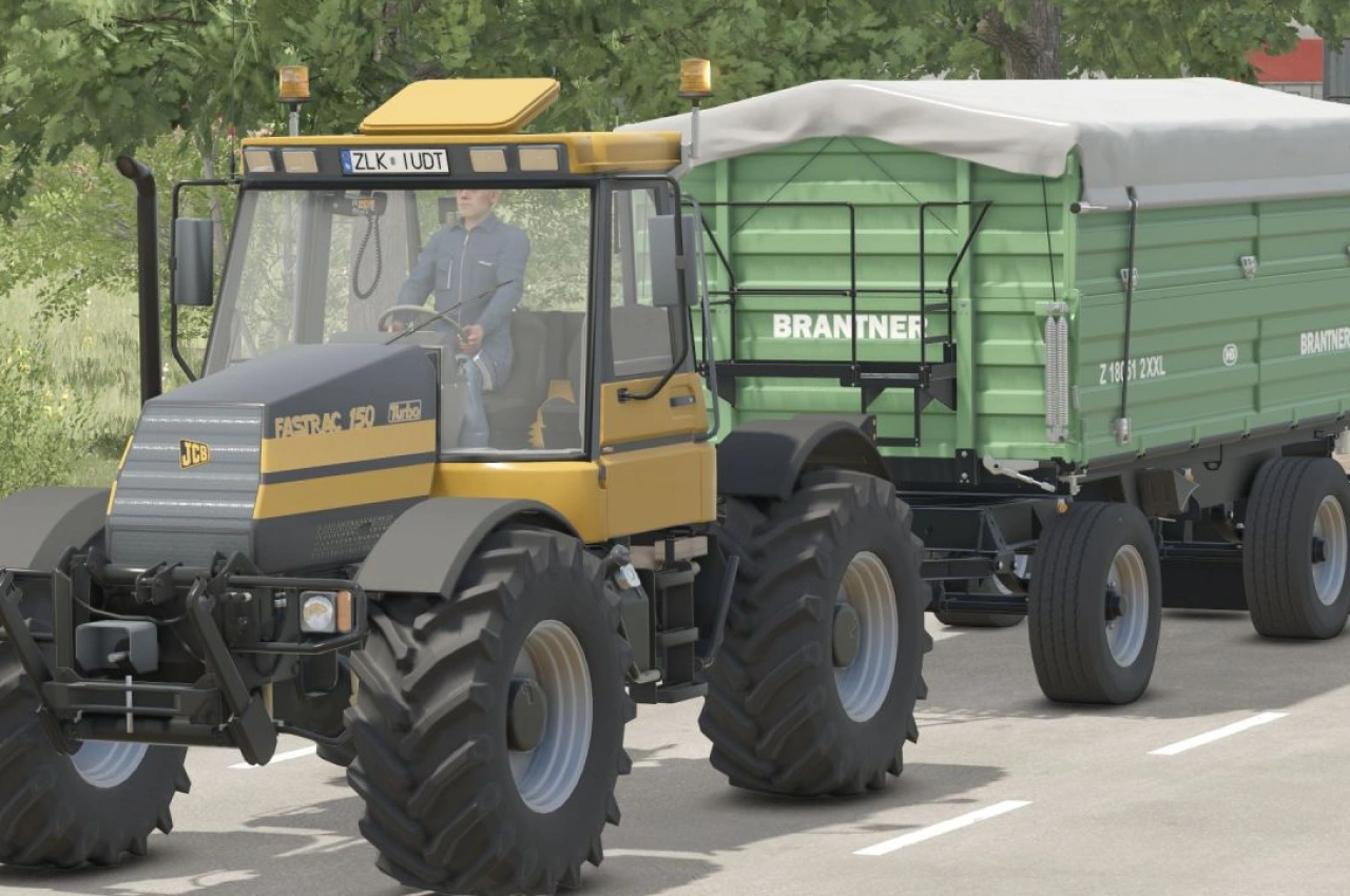 Трактор JCB Fastrac 150 для Farming Simulator 25