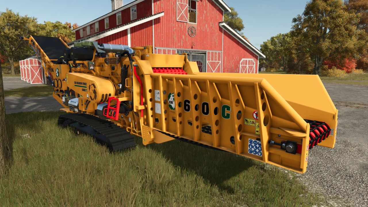 Horizontal Grinder CBI 6800CT for Farming Simulator 25