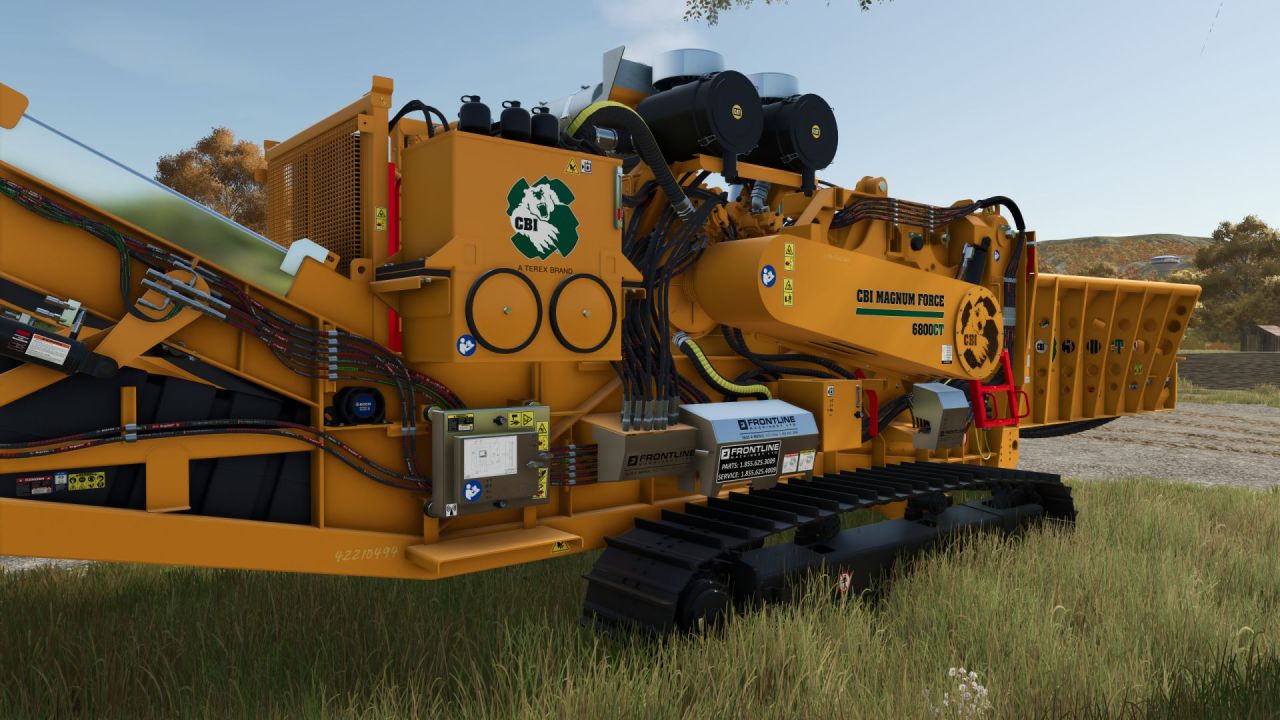 Horizontal Grinder CBI 6800CT for Farming Simulator 25