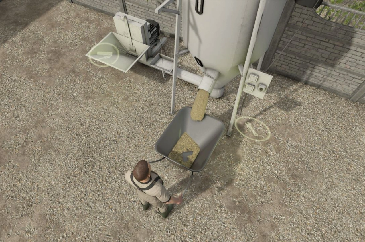 Змішувач кормів для корів VuleX для Farming Simulator 25