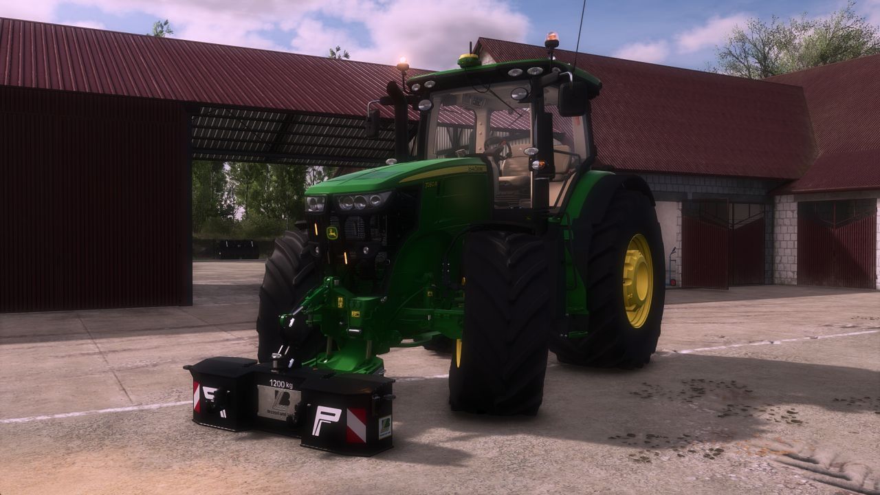 Трактор John Deere 7R 2011 для Farming Simulator 25