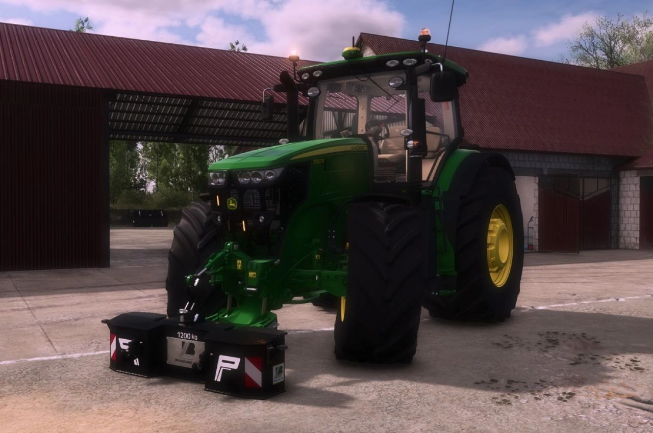 Трактор John Deere 7R 2011 для Farming Simulator 25