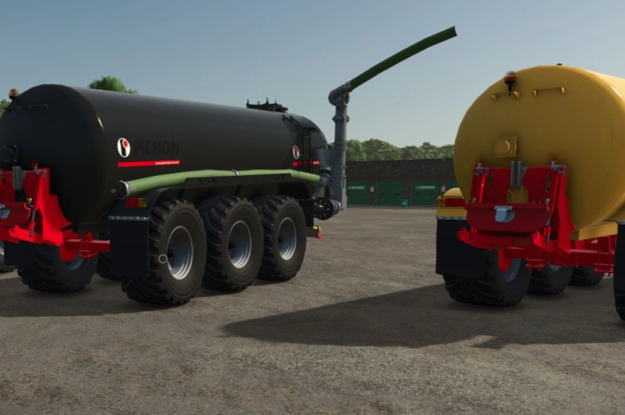 Розкидач гною Pichon 25000L для Farming Simulator 25