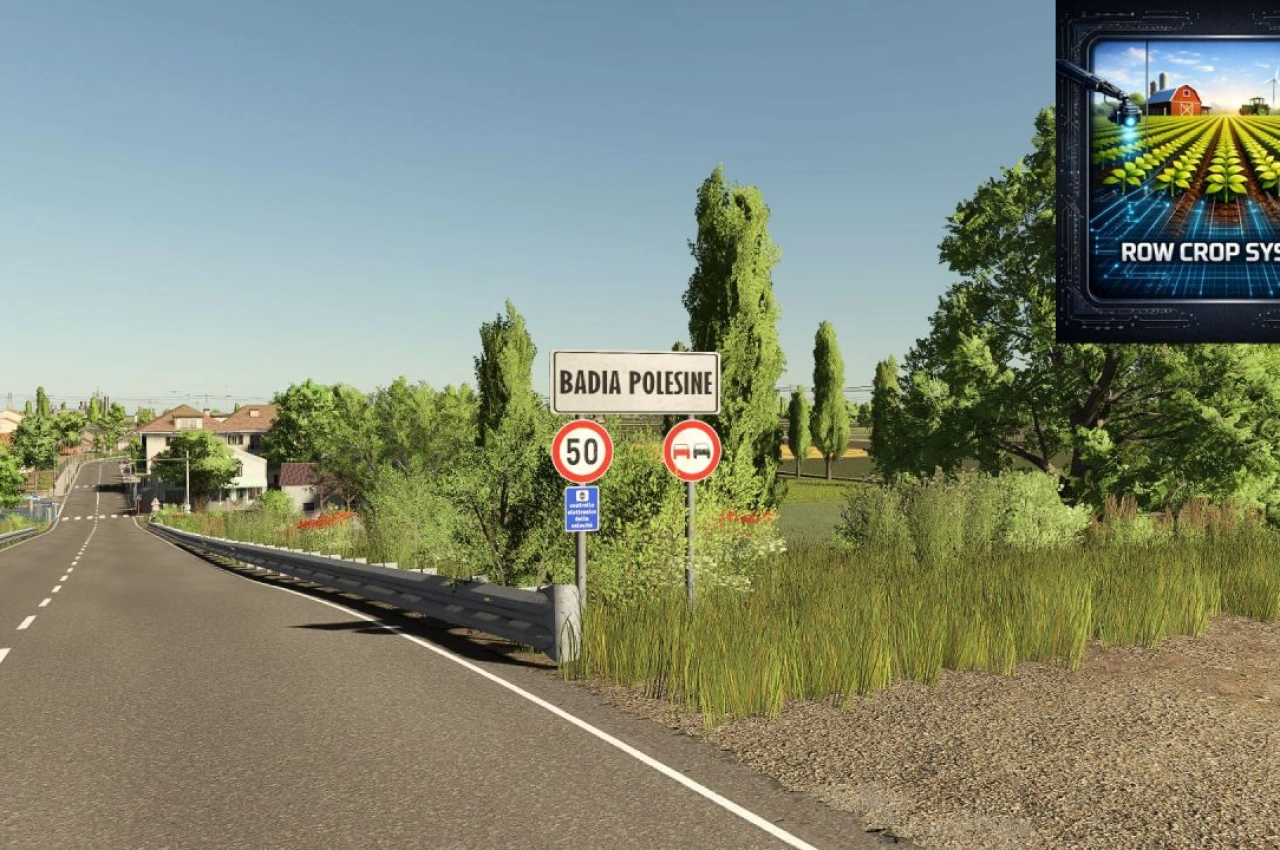 Карта Polesine RCS для Farming Simulator 25