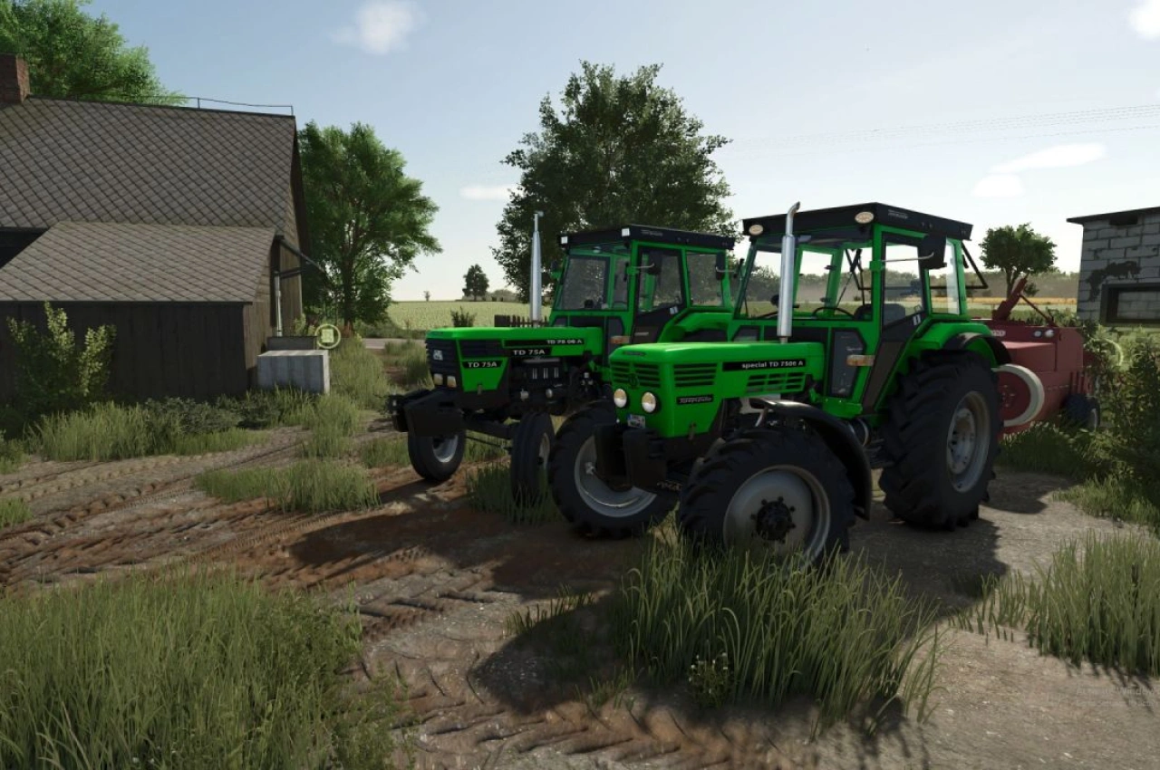 Трактор Torpedo 7506 для Farming Simulator 25