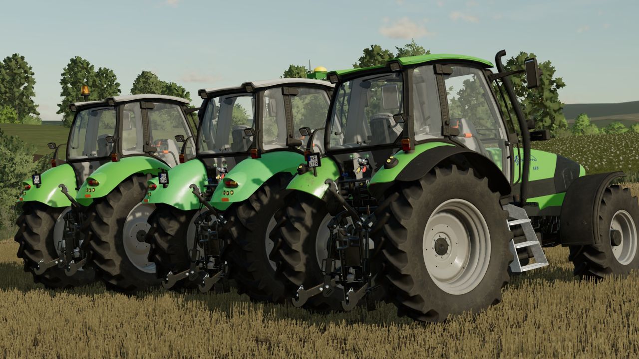 Pakiet ciągników Deutz Fahr Agrotron do Farming Simulator 22